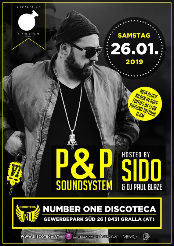 sido buchen - Auftritt in Gralla: Discotheca